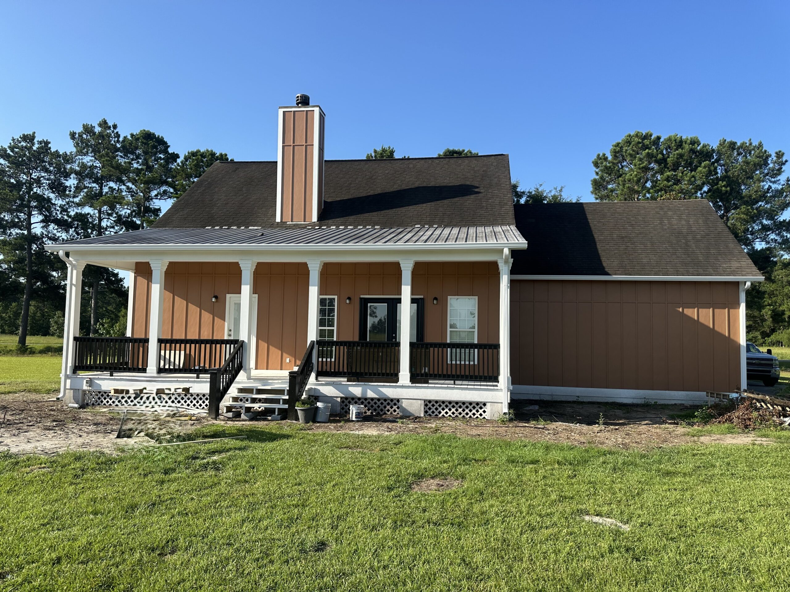 Picture of house with new gutters installed
